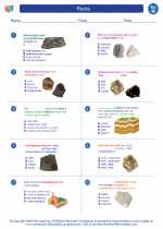 Rocks. 8th Grade Science Worksheets and Answer key, Study Guides and