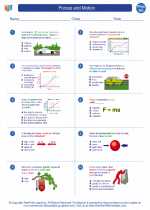 Physics - High School - Worksheet: Forces and Motion