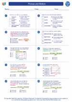 Physics - High School - Worksheet: Forces and Motion