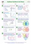 Mathematics - Seventh Grade - Worksheet: Nonlinear Functions and Set Theory