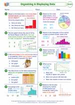 Mathematics - Eighth Grade - Worksheet: Organizing & Displaying Data
