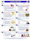 Social Studies - Third Grade - Worksheet: American Citizenship