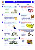 U.S. Government. Social Studies Worksheets and Study Guides Third Grade.