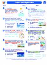 Science - Eighth Grade - Worksheet: Understanding Weather