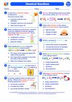 Beyond The Elements Reactions Worksheets