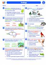 Biology - High School - Worksheet: Ecology I