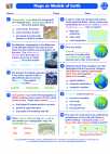 Earth Science - High School - Worksheet: Maps as Models of the Earth