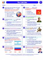 Social Studies - Eighth Grade - Worksheet: The Cold War