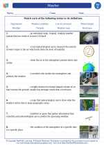 weather third grade science worksheets and answer keys study guides and vocabulary sets