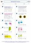 Mathematics - Sixth Grade - Worksheet: Add/Subtract Fractions