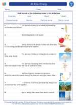Science - Third Grade - Vocabulary: Energy