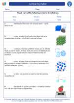 Science - Second Grade - Vocabulary: Comparing matter