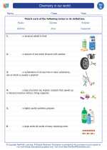 Chemistry in our world. 7th Grade Science Worksheets and Answer key