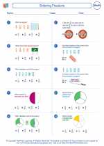 Mathematics - Sixth Grade - Worksheet: Ordering Fractions