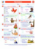 English Language Arts - Fifth Grade - Worksheet: Plot Features