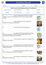 Science - Sixth Grade - Vocabulary: Groundwater Resources