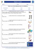 Science - Second Grade - Vocabulary: Objects in motion