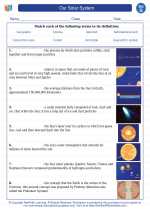 Science - Seventh Grade - Vocabulary: Our Solar System