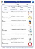 Science - Sixth Grade - Vocabulary: Electricity