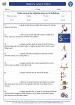 Science - Fifth Grade - Vocabulary: Newton's Laws of motion