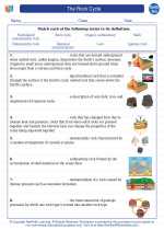 Earth Science - High School - Vocabulary: The Rock Cycle