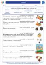 Earth Science - High School - Vocabulary: Rocks I