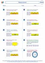 Mathematics - Sixth Grade - Worksheet: Measurement