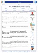 matter fourth grade science worksheets and answer keys study guides and vocabulary sets