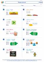 Mathematics - Sixth Grade - Worksheet: Measurement