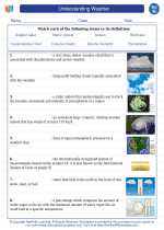 Science - Eighth Grade - Vocabulary: Understanding Weather