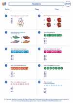 Mathematics - Sixth Grade - Worksheet: Statistics