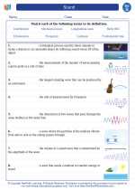 sound 7th grade science worksheets vocabulary sets and answer key