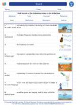 Science - Seventh Grade - Vocabulary: Sound