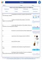 sound 7th grade science worksheets vocabulary sets and answer key