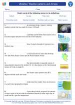 weather weather patterns and climate 5th grade science worksheets and answer key study guides and vocabulary sets