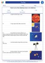 Science - First Grade - Vocabulary: The Sky
