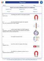 physics worksheet lesson 20 magnetism answers