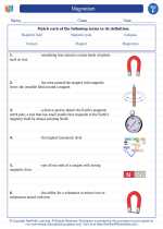 Science - Sixth Grade - Vocabulary: Magnetism