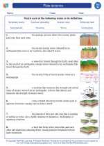 Plate tectonics. 8th Grade Science Worksheets and Answer key, Study