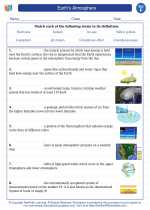 Science - Sixth Grade - Vocabulary: Earth's Atmosphere