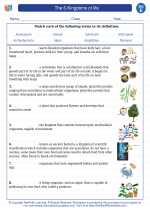 Science - Fifth Grade - Vocabulary: The 6-Kingdoms of life
