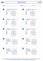Mathematics - Sixth Grade - Worksheet: Plotting Points