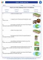 Science - Fourth Grade - Vocabulary: Earth - Inside and Out