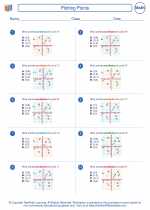 Mathematics - Sixth Grade - Worksheet: Plotting Points