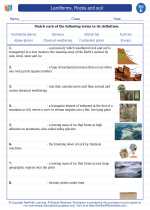 landforms worksheets for 5th grade