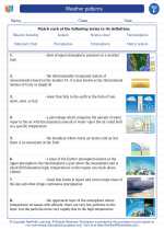 Weather patterns. 6th Grade Science Worksheets and Answer ...
