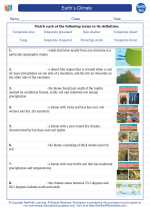 Earth Science - High School - Vocabulary: Earth`s Climate