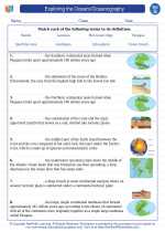 Science - Seventh Grade - Vocabulary: Exploring the Oceans/Oceanography