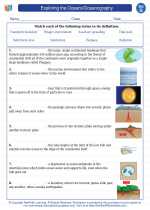 Science - Seventh Grade - Vocabulary: Exploring the Oceans/Oceanography