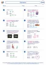 Mathematics - Sixth Grade - Worksheet: Estimation